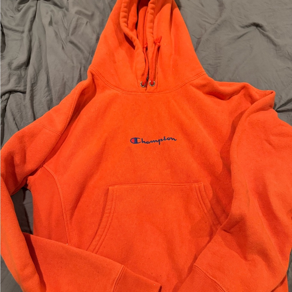 Champion Orange Hoodie